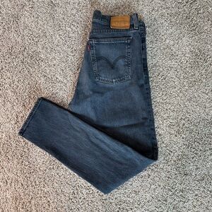 Levi's Women's Dark Blue Ankle Jeans